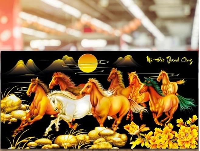 Tranh thêu mã đáo thành công_lv3123_kt 84*46cm