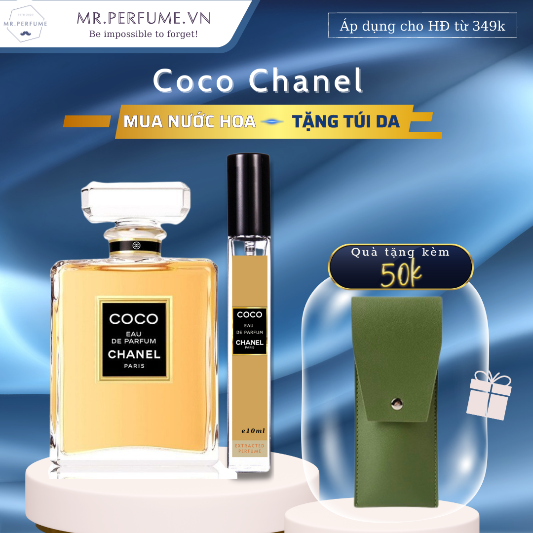 [Freeship+ Quà 29k] [Chiết 10ml] Nước hoa chiết chính hãng nữ Coco Ch.anel EDP- Mr.Perfume.vn