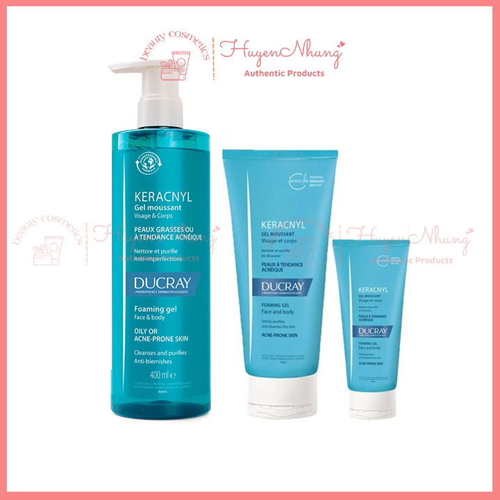 Sữa Rửa Mặt Ducray Keracnyl Gel Moussant