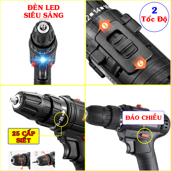 Máy Khoan  Pin 12V