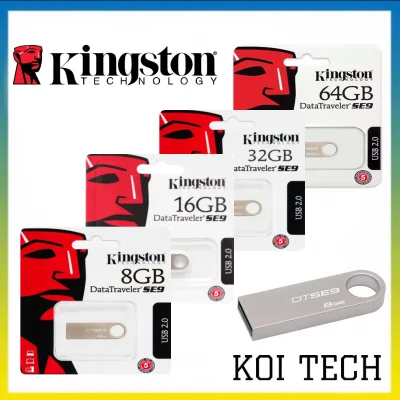 [BẢO HÀNH 5 NĂM 1 ĐỔI 1] USB 2.0 Kingston DataTraveler SE9 4GB 8GB 16GB 32GB 64gb