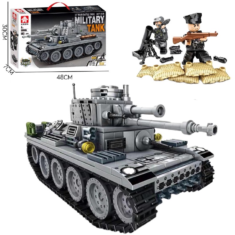 Lego xe tăng, đồ chơi lego mini xe lắp ráp 66005 502pcs đồ chơi cho bé