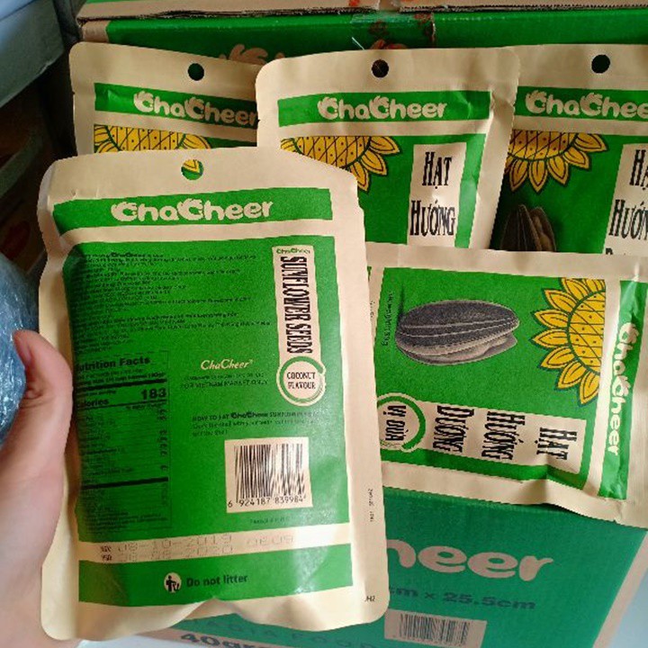 Hạt Hướng dương Chacheer vị dừa loại 130g