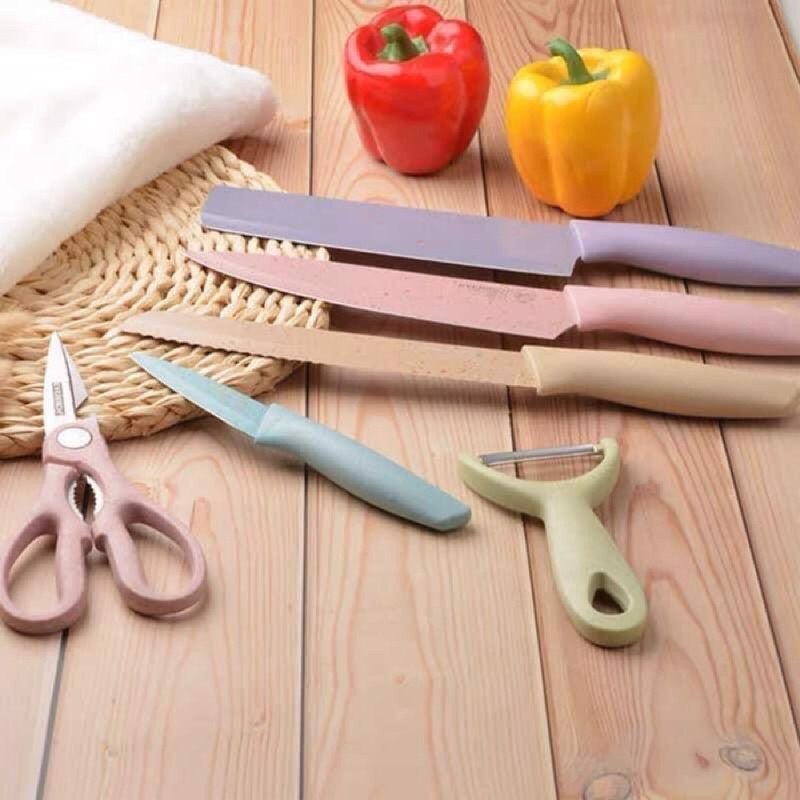 BỘ SÉT DAO KÉO EVERRICHH LÚA MẠCH SỊN SÒ SIÊU SẮC BÉN 6 CHI TIẾT