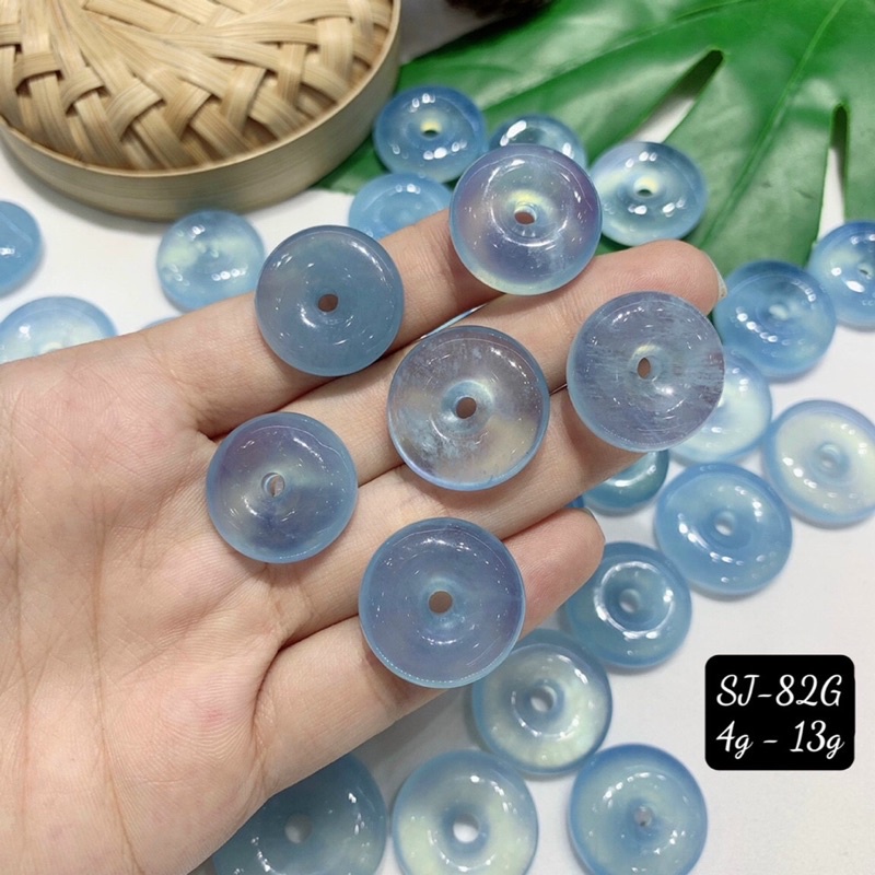 Đồng Điếu Aquamarine 5A nhiều Size Đẹp