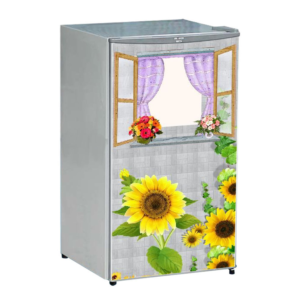 [HCM]Decal dán trang trí tủ lạnh - Khung cửa sổ - Chất liệu cao cấp