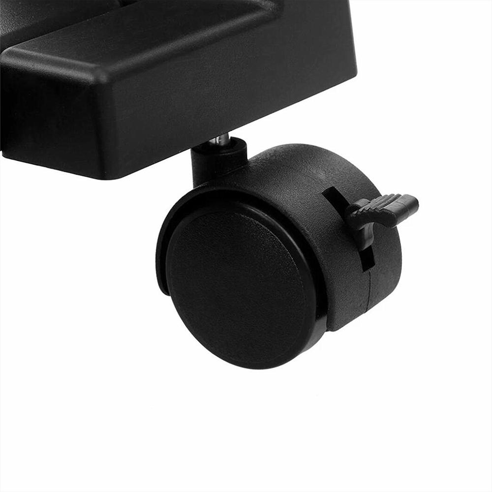 Arealer Giá Để Sàn Máy Tính Để Bàn Di Động Bánh Xe Lăn Giá Đỡ Tháp PC Có Thể Điều Chỉnh Độ Rộng (Màu Đen)