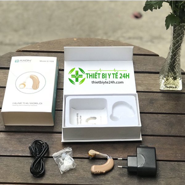 Máy Trợ Thính, Tai Nghe Trợ Thính Không Dây Axon C109