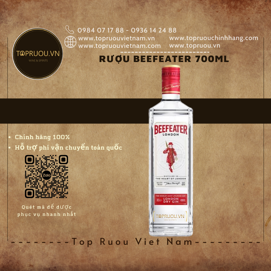 RƯỢU BEEFEATER 700ml