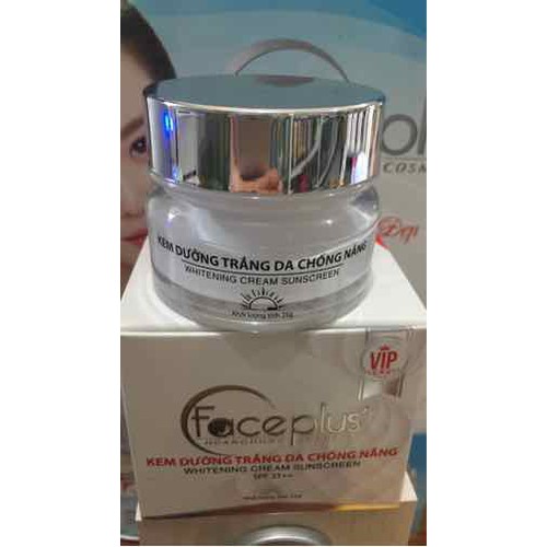 [HCM]Kem Dưỡng Trắng Da Chống Nắng Face Plus 25g