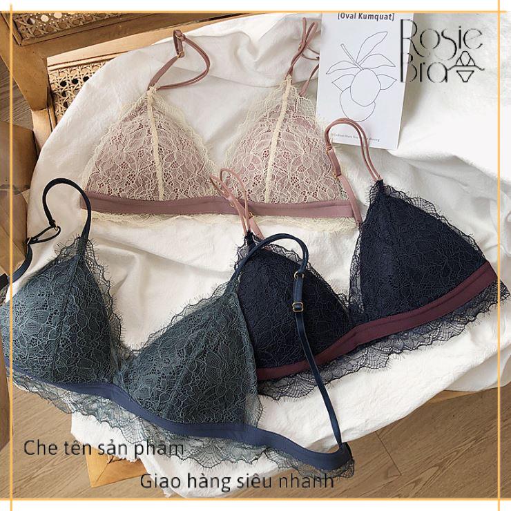 Bộ bralette ren đệm mỏng 3D mới S322