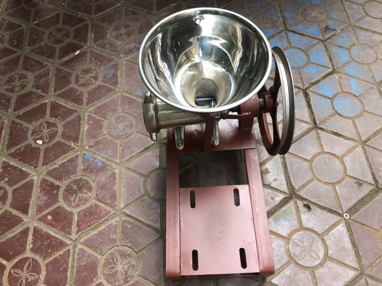 Bệ đùn thịt, xay xương không motor, cối 8/10/12