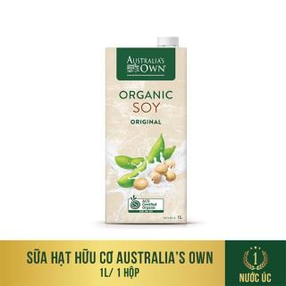 Sữa hạt Đậu Nành Hữu Cơ Australia s Own Organic 1L vị cơ bản không đường, không cholestorol,, nhập khẩu trực tiếp từ Úc, không chứa chất bảo quản và chất chống đông, có chứng nhận hữu cơ từ Châu Âu thumbnail