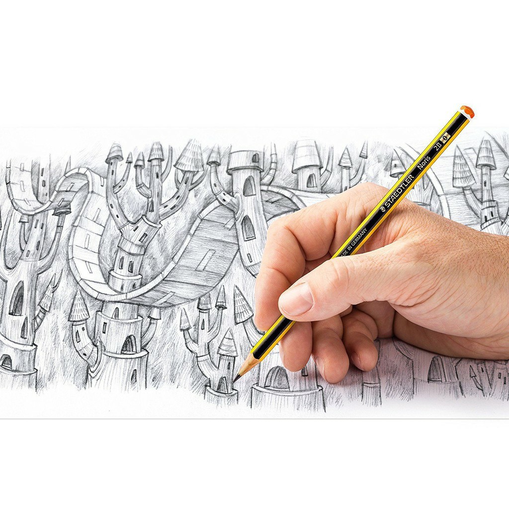 [HCM]Bút Chì Đức Staedtler Sọc Vàng