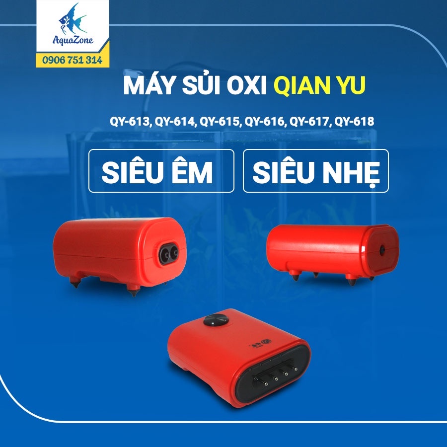 Máy sủi tạo bọt khí cho hồ cá qy617-618