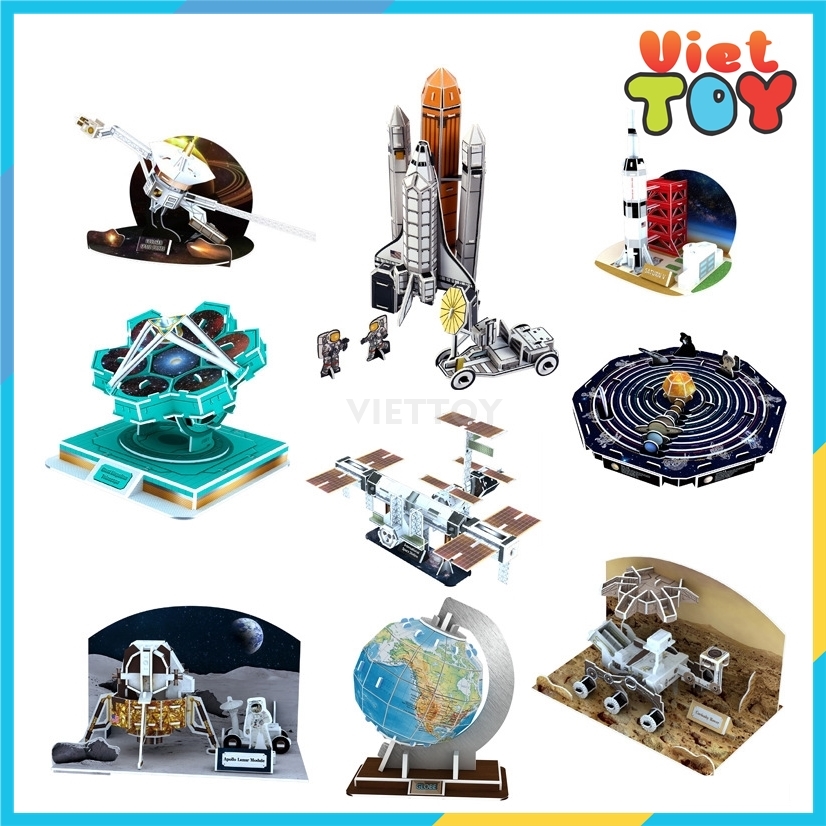 [HCM]Bộ lắp ráp mô hình 3D Buildream Tàu con thoi - Space Shuttle - MH005