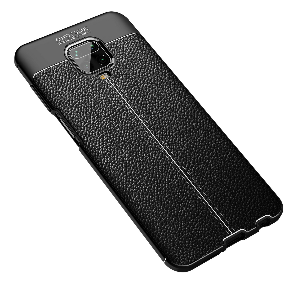 Ốp lưng Xiaomi Redmi Note 9s / Note 9 Pro chống sốc vân da hiệu Auto Focus cao cấp