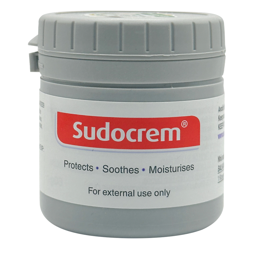 Kem chống hăm sudocrem - giúp làm dịu vết hăm tã, rôm sẩy