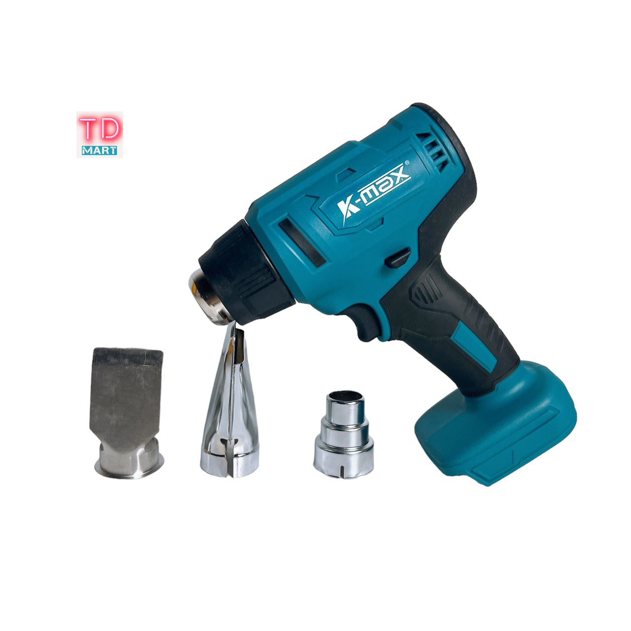 Máy khò nhiệt cầm tay dùng pin K-Max Công suất 2000W - Khò màng co, thổi hơi nóng
