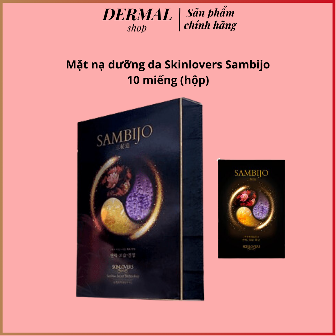 ( Tặng 1 mặt nạ ) Combo 10 miếng mặt nạ dưỡng da Sambijo - Hàn Quốc