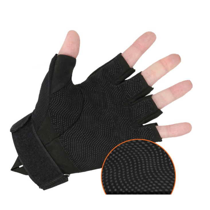 Găng tay línhchiến thuật blackhaw nửa ngón
