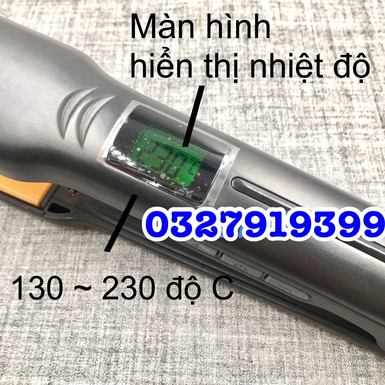 Máy Duỗi Tóc Cao Cấp JADEEMPRESS 802 Bản Trung 3.5cm Chống Dính Ceramic Màn Hình LCD Tiện Dụng Cho Làm Thẳng Uốn Xoăn Cụp
