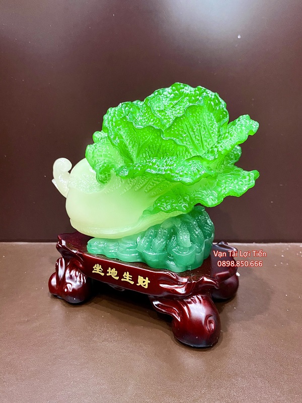 Tượng bắp cải phong thủy chiêu tài phát lộc