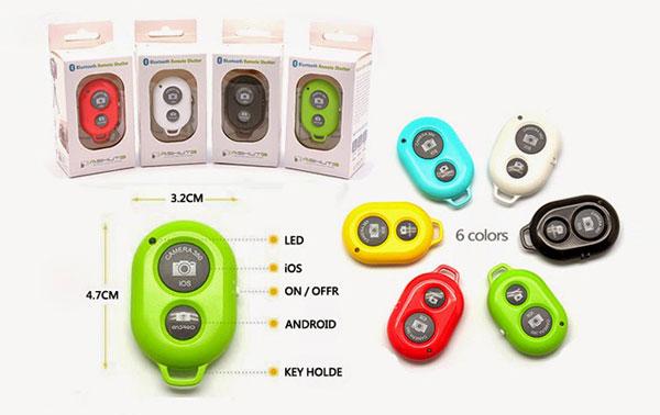 Nút Remote Bluetooth Chụp Hình Tự Sướng Cho Ios Và Android
