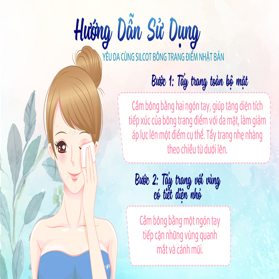 Bông Tẩy Trang Silcot Cơ Bản 82 Miếng/Hộp