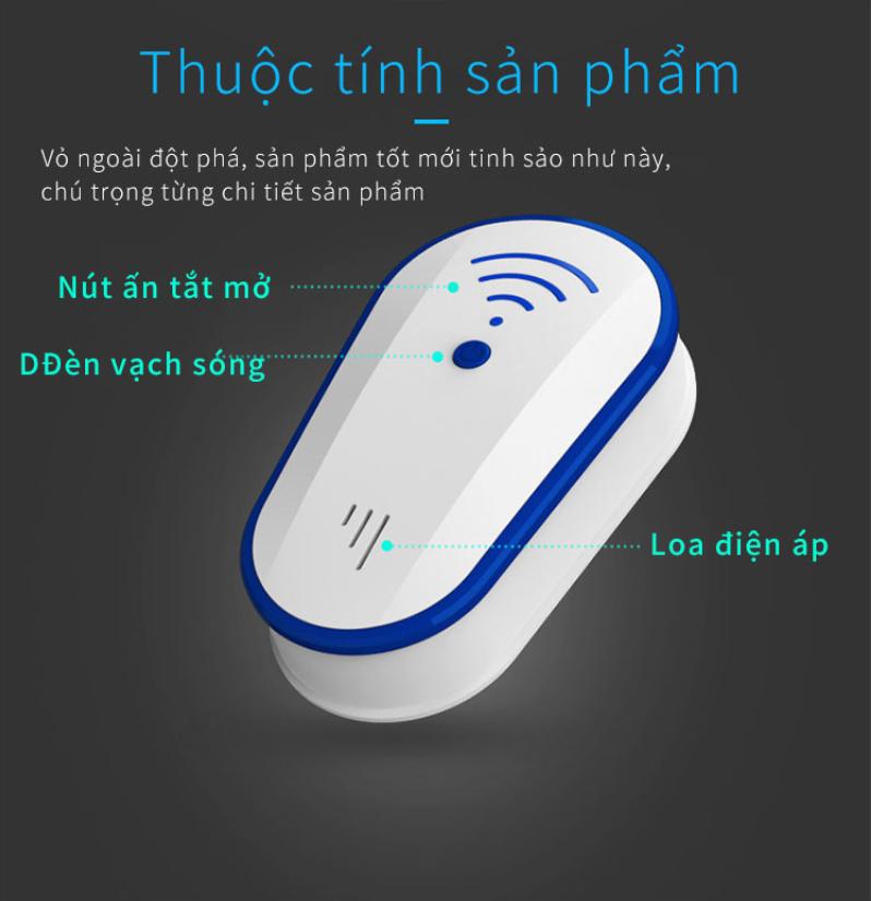 Smart1688 - máy đuổi côn trùng, chuột, gián sóng âm tần suất cao magical