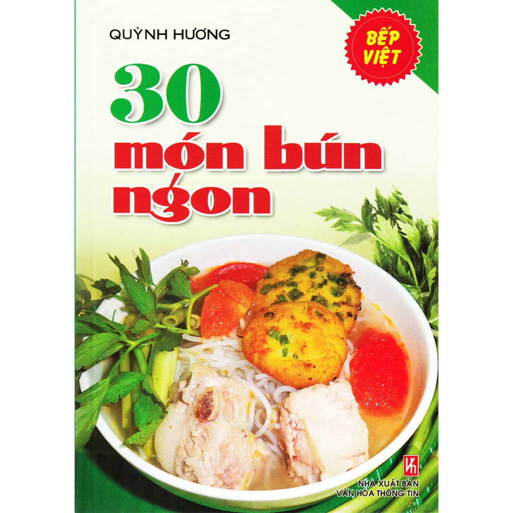 Sách - 30 món bún ngon
