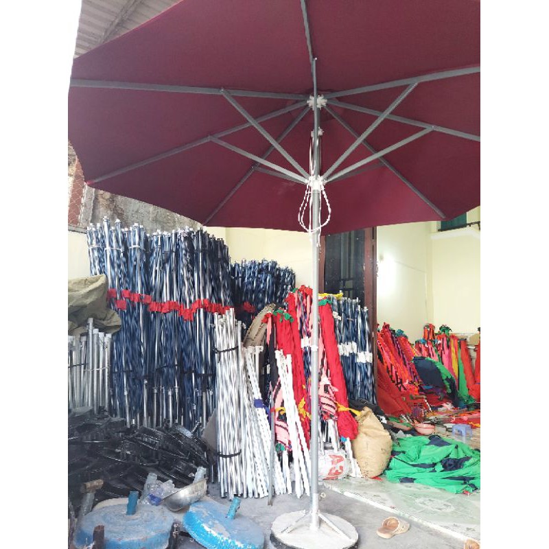 Áo Dù 3 mét dù cafe sân vườn ,có đủ màu[ 8 kèo]