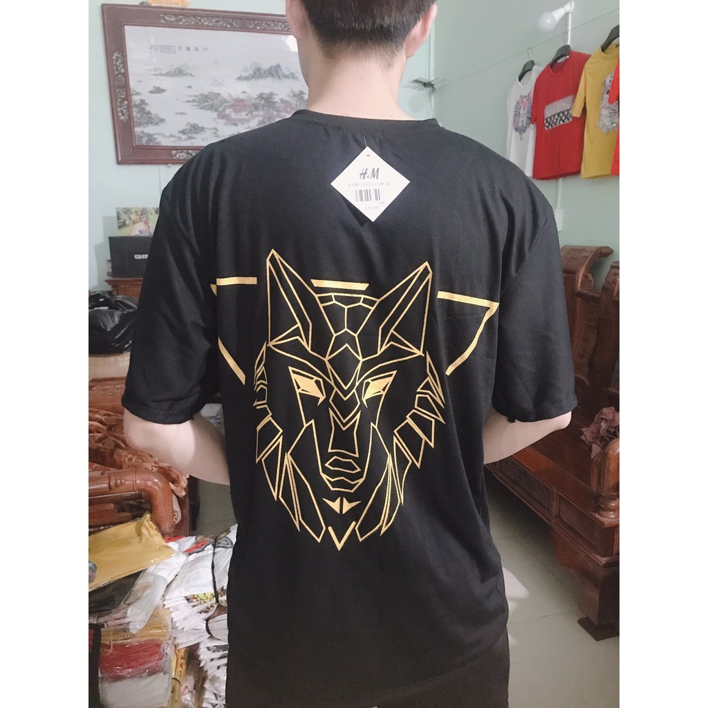 Áo thun nam nữ from rộng UNISEX thần sói