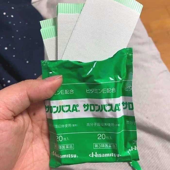 [HCM]Miếng Dán Salonpas Hisamitsu Nhật Bản 140 Miếng