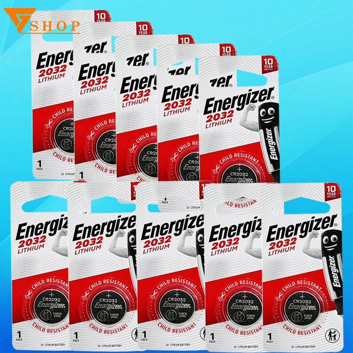 Combo 10 viên Pin Cr2032 Energizer 3V