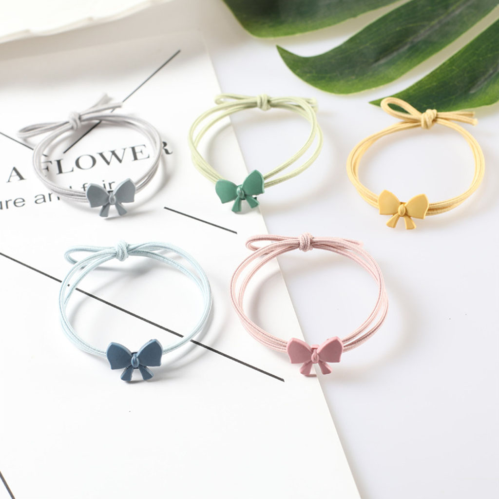 10 Dây cột tóc hình nơ dễ thương CT05