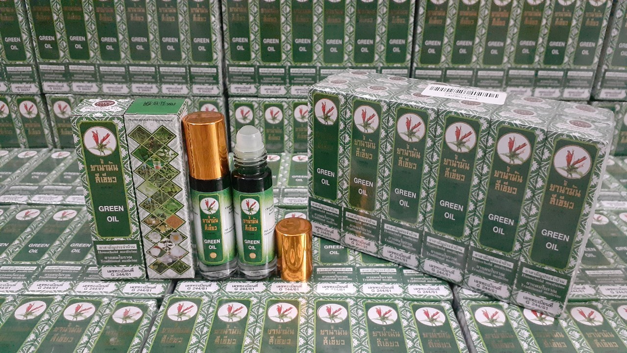 [ Lốc 12 Chai ] Dầu Lăn Thảo Dược 26 Vị Thái Lan (C/8ml)