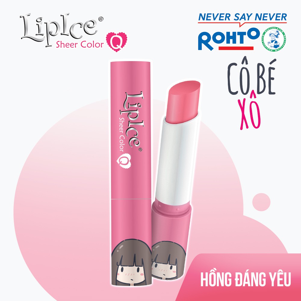 [HCM]Son dưỡng LipIce Sheer Color Q Bestie 2.4g