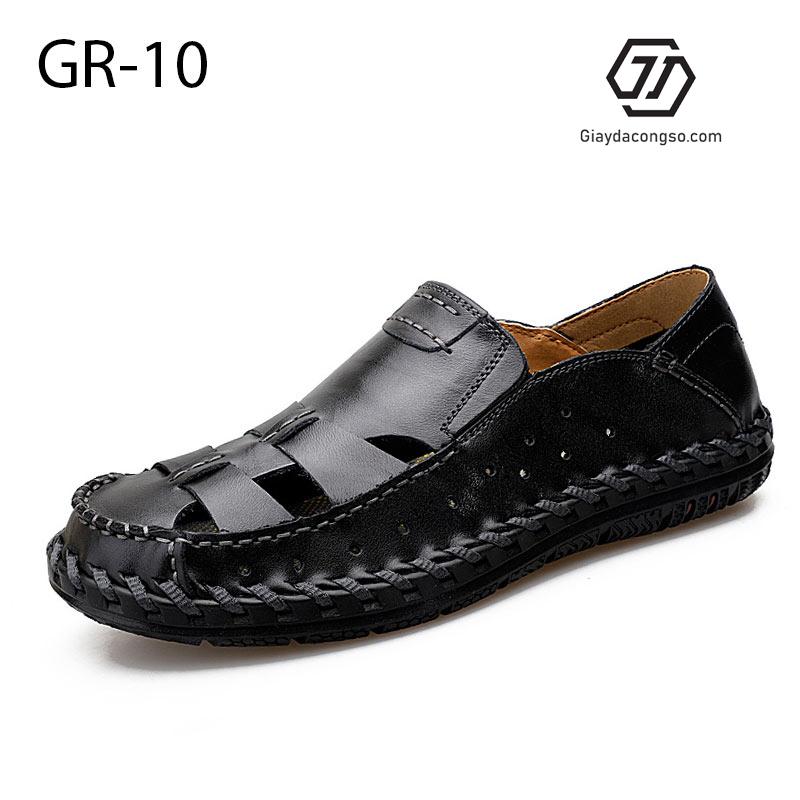 Giày da công sở - Giày rọ nam da bò cao cấp GR10