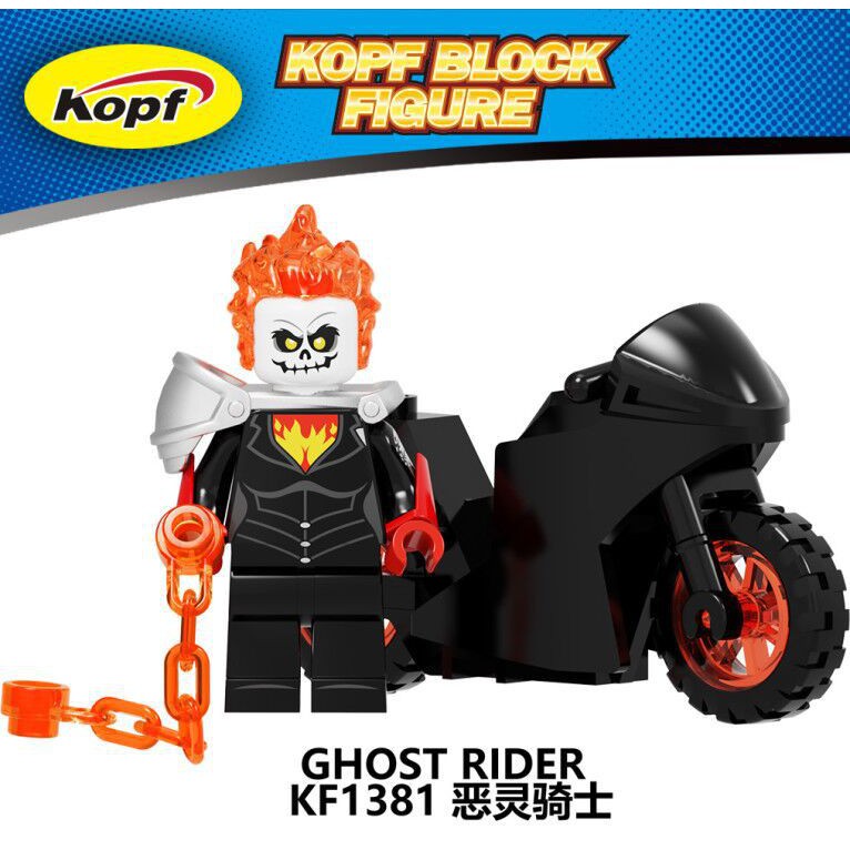 Mini Các Mẫu Nhân Vật Ma Tốc Độ Ghost Rider Đẹp Mắt Mẫu Mới Ra KF6120