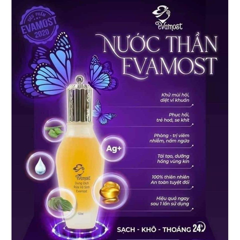 [ CHÍNH HÃNG - KHUYẾN MẠI] EVAMOST - Dung dịch rửa vệ sinh Evamost - Nước rửa phụ khoa Evamost