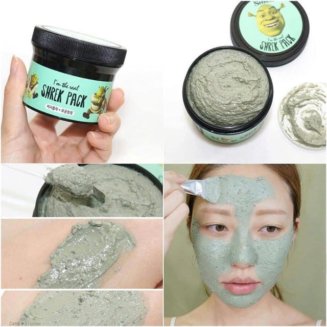 [HCM]Mặt nạ đất sét bạc hà Dreamworks Im The Real Shrek Pack hàn quốc