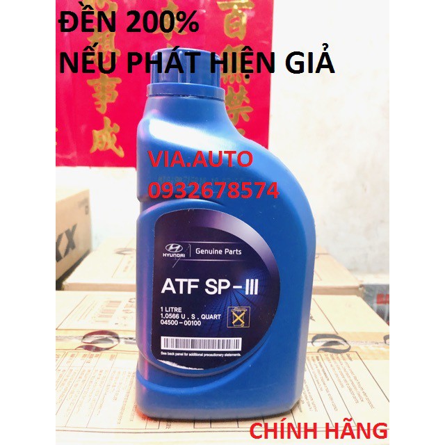 Dầu hộp số ATF Hyundai/Kia SP-III/IV 1L