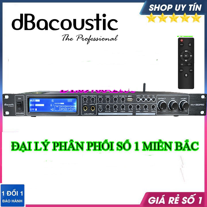 vang db acoustic km 330 pro- 48 BIT, Cổng quang, Bluethooth