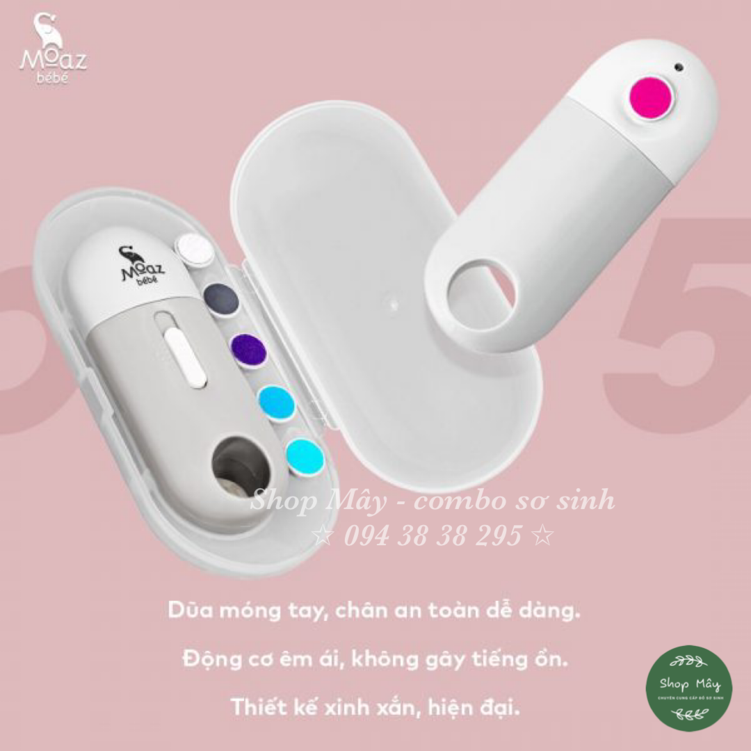 [CHÍNH HÃNG] Máy dũa móng cho bé Moaz BéBé MB-015