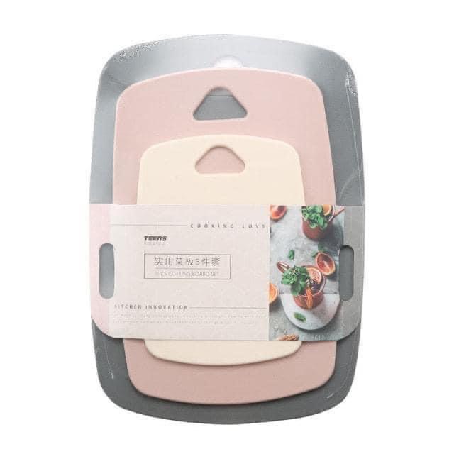 Set 3 thớt nhựa kháng khuẩn( combo 3 cái giao mẫu ngẫu nhiên)