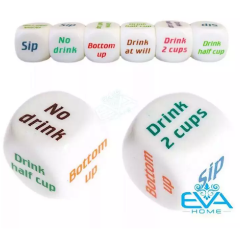 [HCM]Bộ 2 Viên Xí Ngầu Ăn Nhậu Uống Bia Drinking Game Dice  M0862