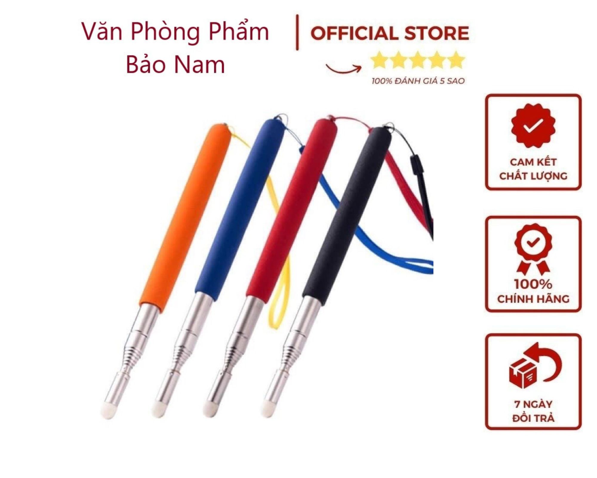 Bút chỉ bảng thân inox dài 1m - Que chỉ bảng dài 1m