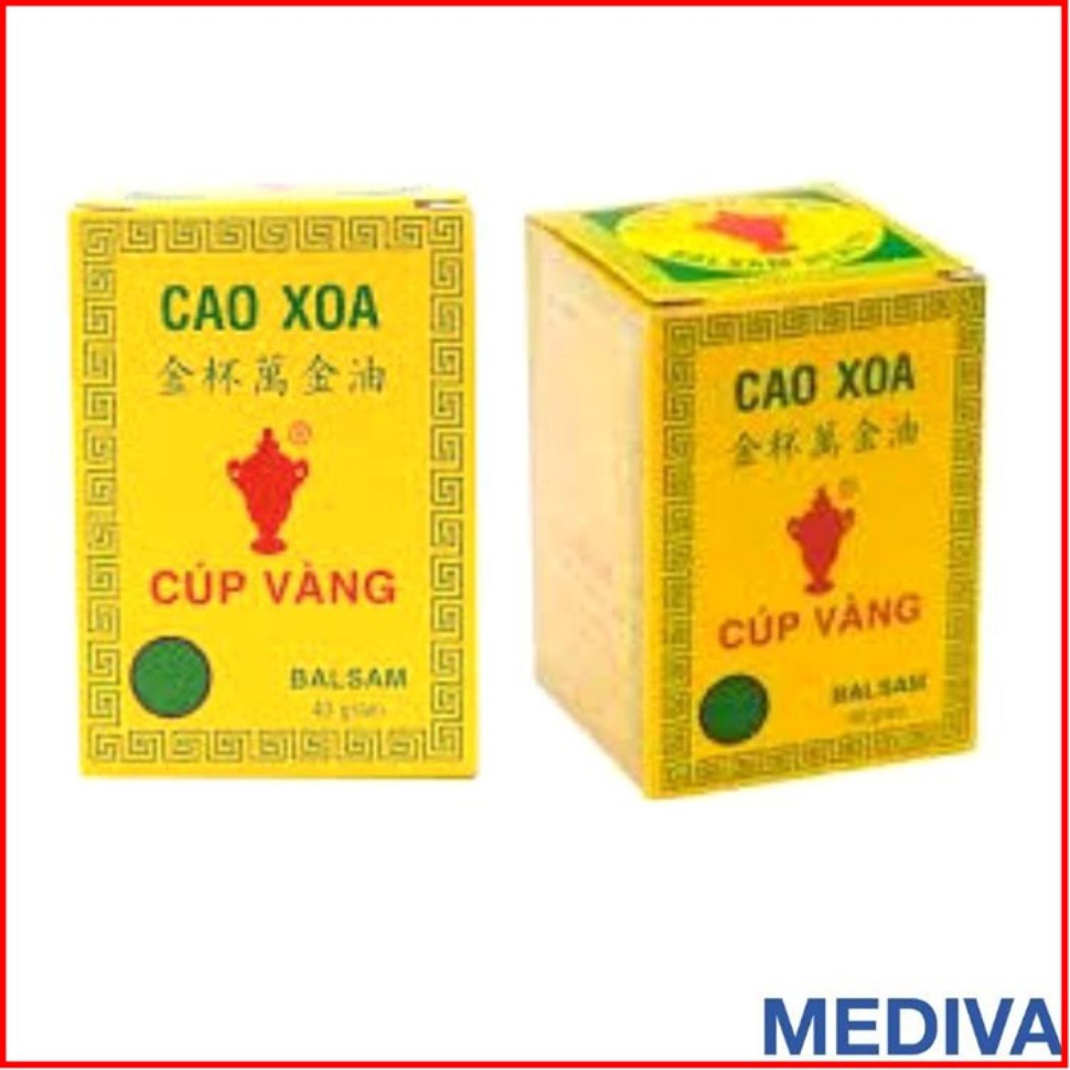 Dầu cù là cao xoa Cúp Vàng hủ 40g