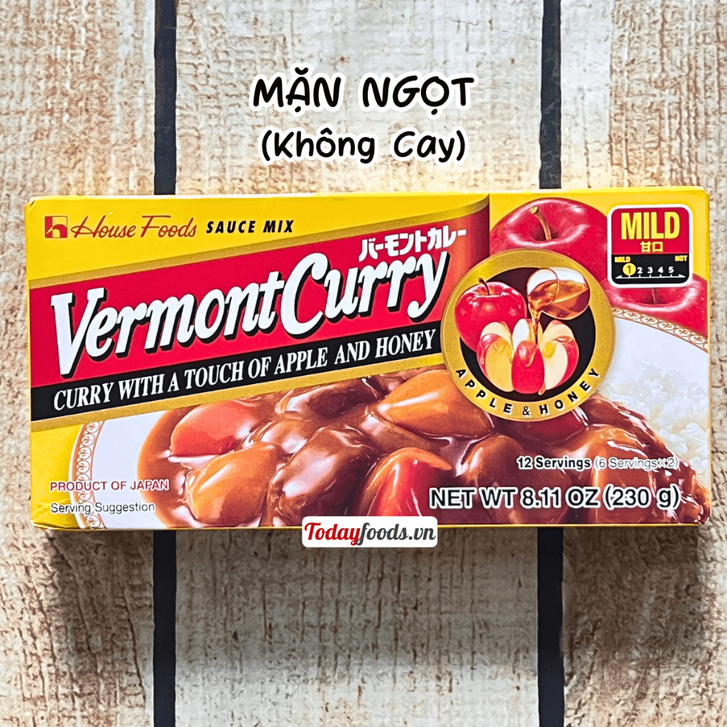 Viên Cà Ri Nhật Java Curry | Golden Curry vị Cay Vừa / Mặn Ngọt (hộp 5-6 phần ăn) (Viên nấu cà ri)